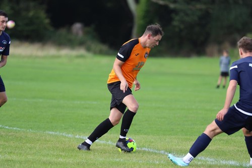 Scott Crawford on the ball for Johnston