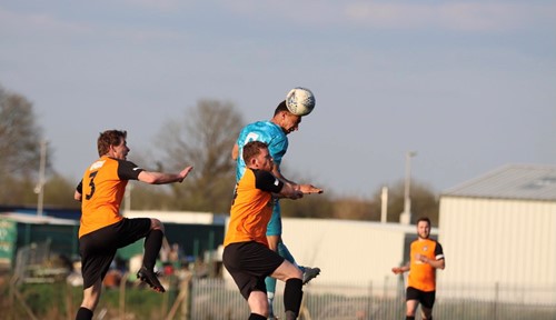 Johnston's Martin John challenges Tenby's Daryl Mansbridge