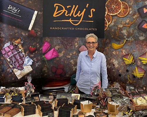 Delicious handcrafted chocolates at Dilly's