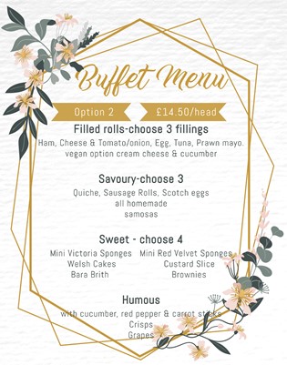 Buffet Menu Option 2