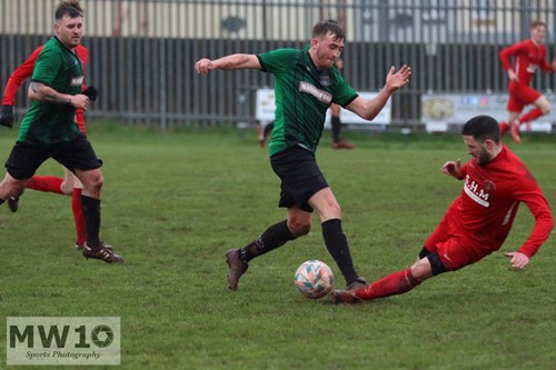 Hakin United 2nds faced Merlins Bridge 2nds in the Division Two Cup Quarter-Final