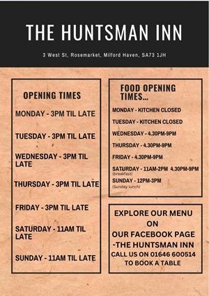 The Huntsman Food Times