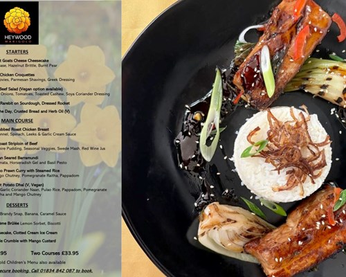 Mother's Day Dining Excellence: Experience Heywood Marigold