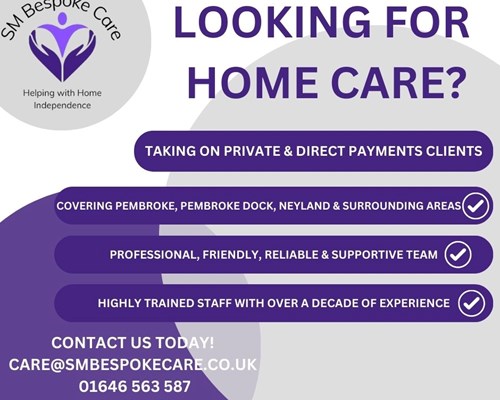 SM Bespoke Care: Supporting Independence at Home in Pembrokeshire