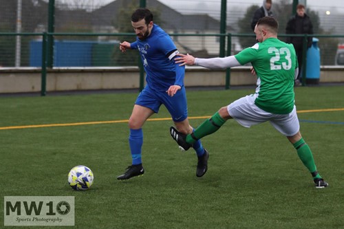 Merlins Bridge battle with St Clears at Pembrokeshire Sports Village