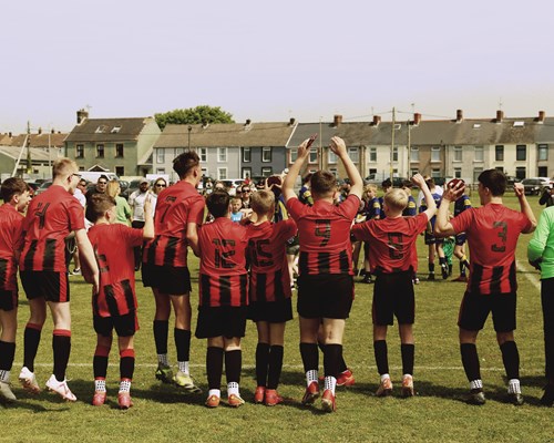 Goodwick Under 13s celebrate Cup victory