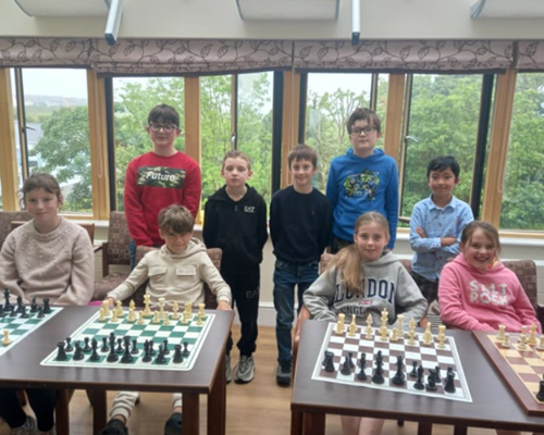 A historic day in the history of Pembrokeshire Junior Chess club